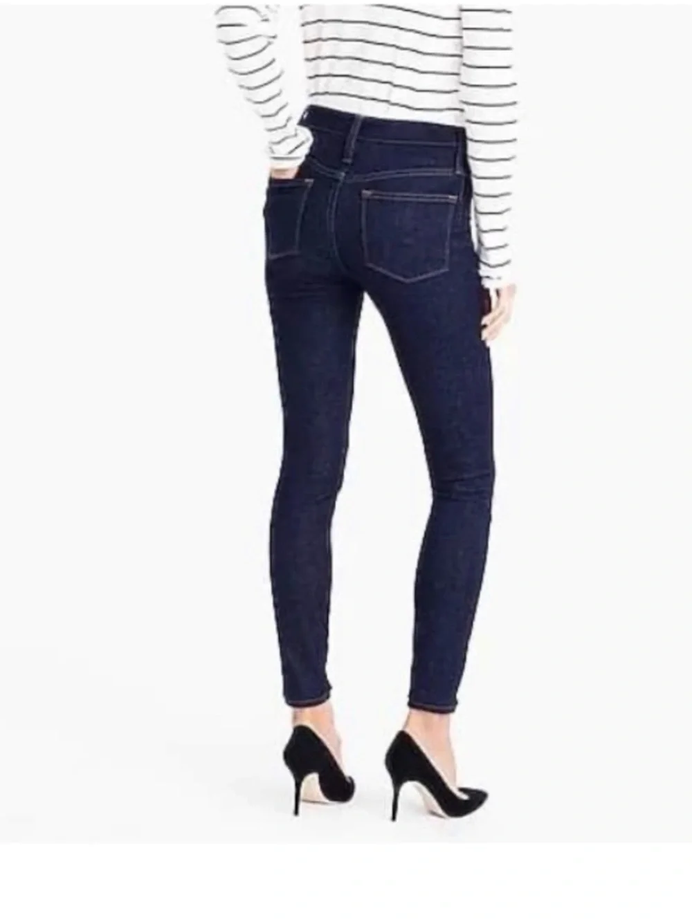 JCrew 9in High-rise Toothpick Jean